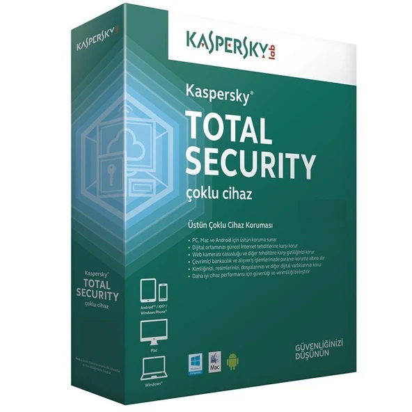 Kaspersky Total Security 20 Kullanıcı 1 Yıl Premium ürün görseli 1