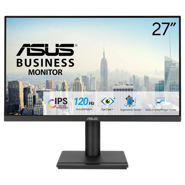 Asus 27" Va279Qgs 120Hz 1Ms Full Hd Adaptive Sync Ips Kurumsal Pivot Monitör ürün görseli 1