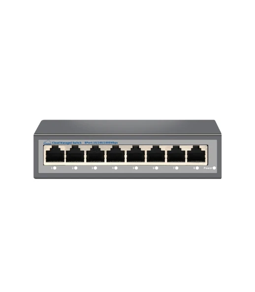 Nova Nvc-Hıs218G 8 Port Full Giga Cloud Non Poe Ethernet Switch ürün görseli 1