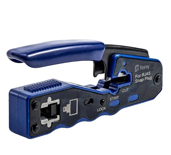 Feny Fn-Pen15  Rj11-Rj12-Rj45-Cat5E-Cat6-Cat7 Yeni Nesil Network Kablo Sıkma Ve Soyma Pensesi ürün görseli 1