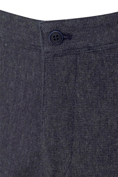 Bej Regular Armürlü Kanvas Pantolon - Resim 10