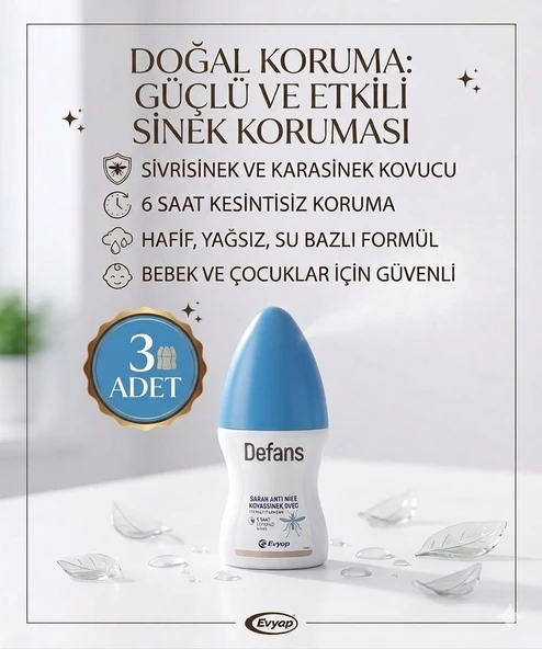Defans Sinek Kovucu 3lü Set ürün görseli 1