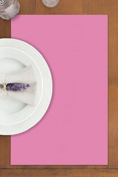 Pembe Sade Tek Renk Desensiz Premium Amerikan Servis ASR014 ürün görseli 1