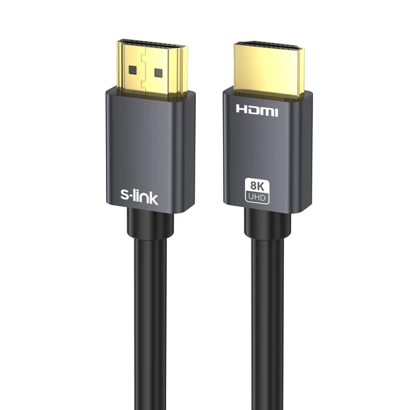 S-Link Sl-Hm8K03 Hdmı To Hdmı 3M V2.1 8K60 Hz 4K 120Hz Kablo ürün görseli 1