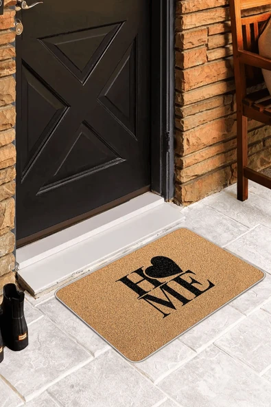 Bej Home Kapı Önü Paspası KP24 ürün görseli 1