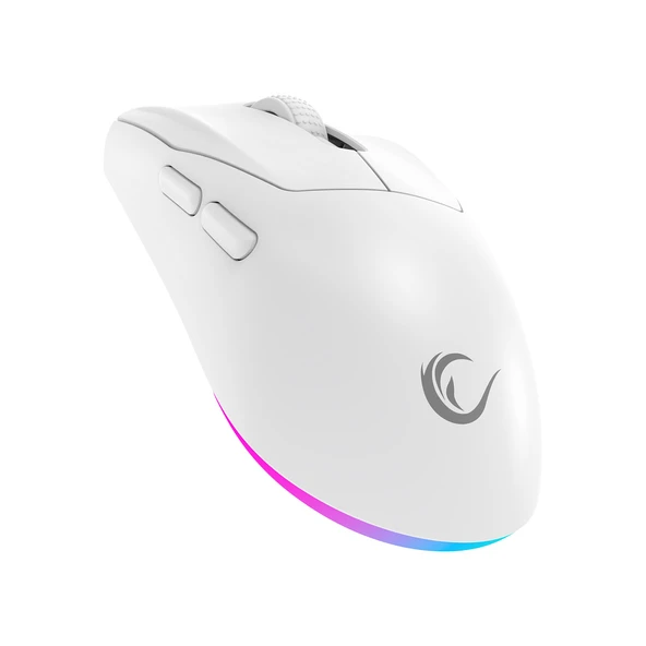 Rampage Prote M5 Pro Kablosuz Beyaz Rgb Ledli Şarjlı 26000 Dpı 3395 Sensor Gaming Oyuncu Mouse ürün görseli 1