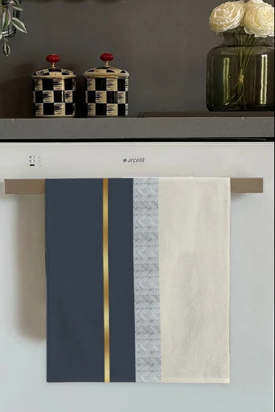 Antrasit Modern Fırın Mutfak Havlusu 30x50cm ürün görseli 1