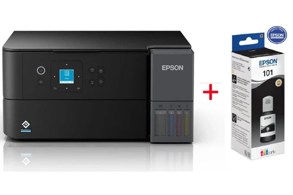 Epson EcoTank L4360 Wi-Fi + Tarayıcı + Fotokopi Renkli Çok Fonksiyonlu Tanklı Yazıcı C11CL41411 ürün görseli 1