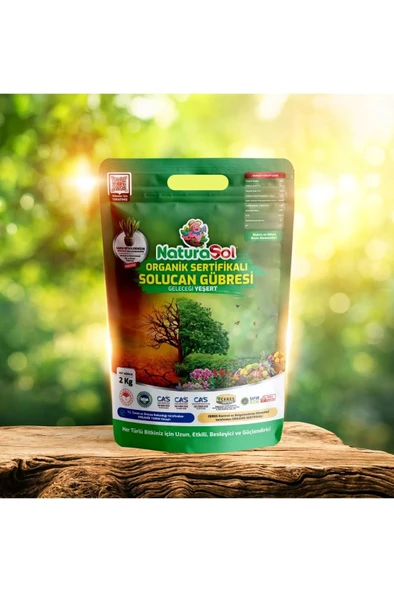 Naturasol Organik Sertifikalı Katı Solucan Gübresi 10 Kg (20 Litre) Sebze-Meyve, Çiçekler, Çim, İç & Dış Mekan, Süs Bitkileri ürün görseli 1