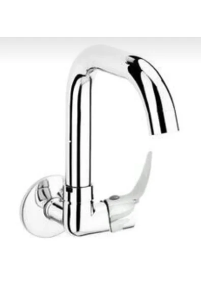 BDL ARMATÜR MİX TEKLİ DUVARDAN KÖŞE BORULU LAVABO BATARYASI MUSLUĞU ÇEŞMESİ ürün görseli 1