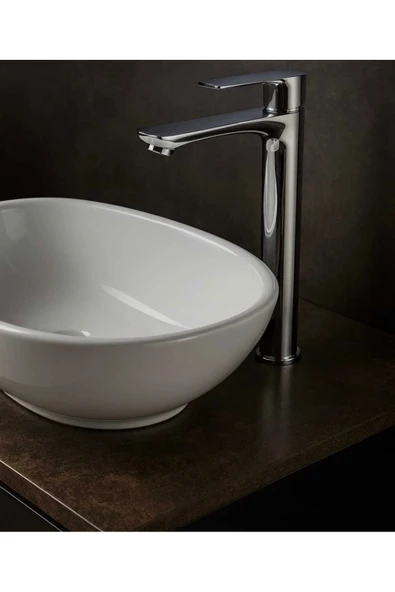 MİXSA PREMİUM SABİT GÖVDELİ ÇANAK LAVABO BATARYASI ürün görseli 1
