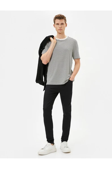 Skinny Fit Kot Pantolon Michael Jean ürün görseli 1