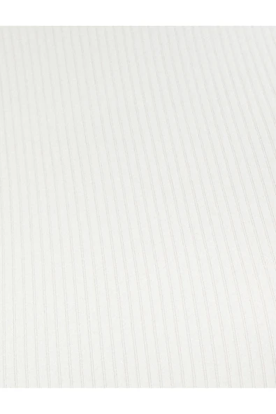 Basic Crop Atlet Yuvarlak Yaka Ribanalı - Resim 12