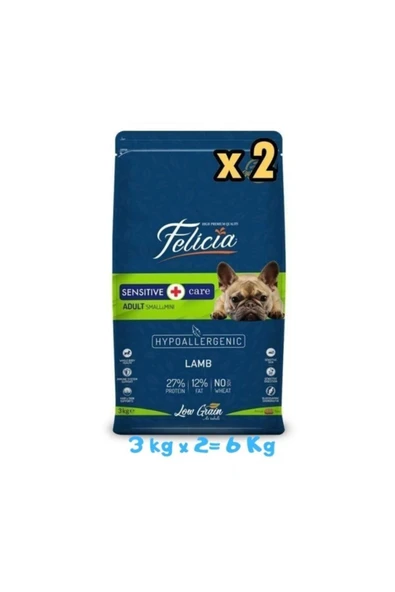 Felicia Küçük Ve Orta Irk Kuzulu Yetişkin Köpek Maması 3 Kg (2 Adet) ürün görseli 1