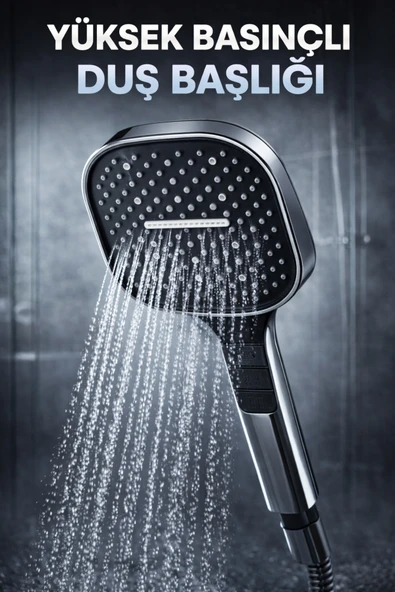 MİXSA Lüx Banyo Duş Başlığı Premium Başlık Ağır Malzeme ürün görseli 1
