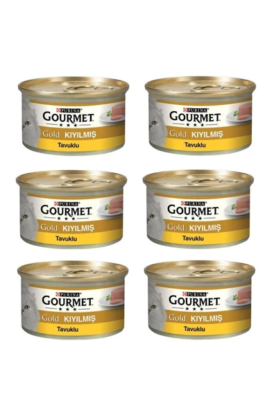 Gourmet Gold Kıyılmış Tavuklu Kedi Konservesi 85 Gr. X 6 Adet ürün görseli 1