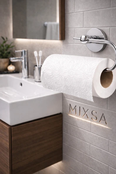 MİXSA RULO KAĞIT HAVLU ASACAĞI ALYAN HEDİYELİ HAVLULUK ürün görseli 1