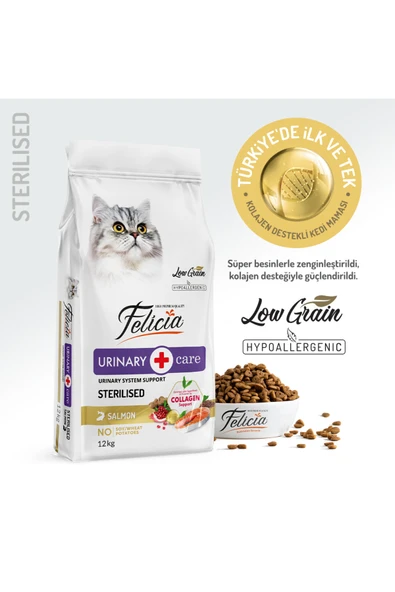 Felicia Somonlu Kısırlaştırılmış Kedi Maması 12 Kg ürün görseli 1