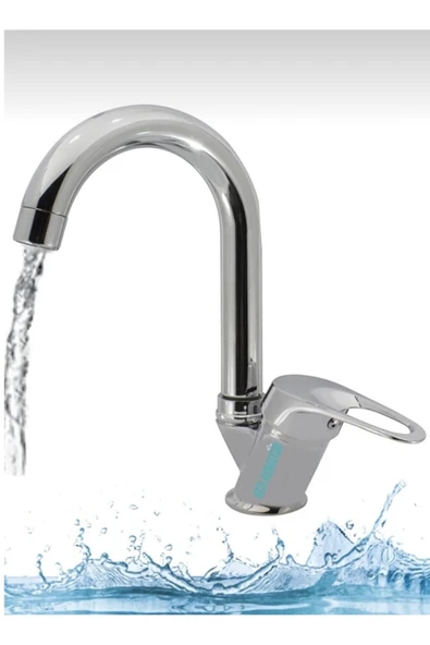 BDL ARMATÜR KCA BASTON BORULU BANYO LAVABO BATARYASI MUSLUĞU ÇİFT SU GİRİŞLİ ürün görseli 1