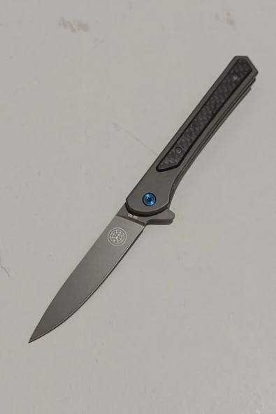 SWAT SW-540 Karbon Fiber Detaylı Taktik Flipper EDC Cep Çakısı ürün görseli 1