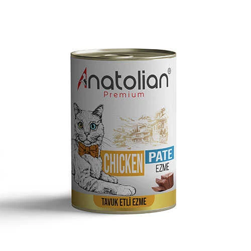 Anatolian Premium Tavuklu Ezme Yetişkin Kedi Konservesi 400 Gr ürün görseli 1