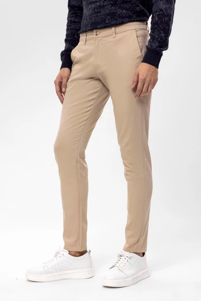 Slim Kalıp Armürlü Pantolon - Resim 7