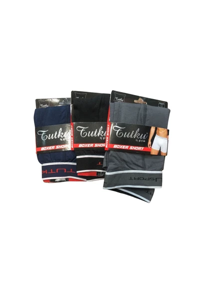 PREİMİUM ÜRETİM LİKRALIBOXER SHORT 3LÜ PAKET ürün görseli 1