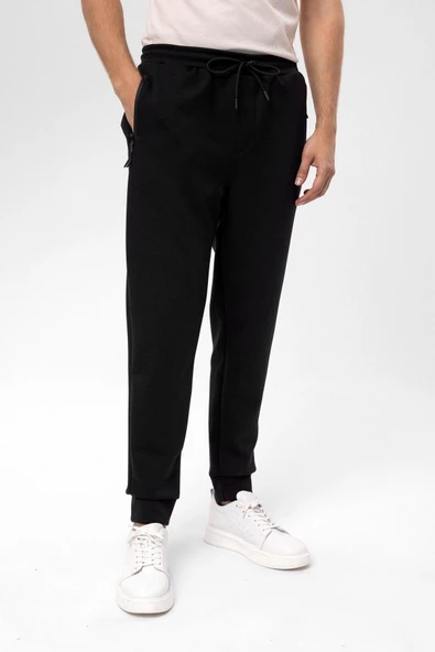 Slim Kalıp Düz Jogger Pantolon ürün görseli 1