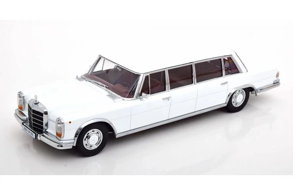 KK SCALE 181133 1/18 Mercedes-Benz 600 LWB W100 Pullman 1964 White ürün görseli 1