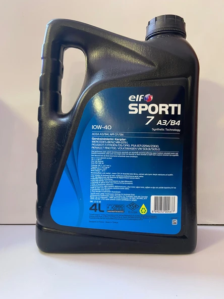 ELF SPORTI 7 A3/B4 10W40 4L - Resim 2