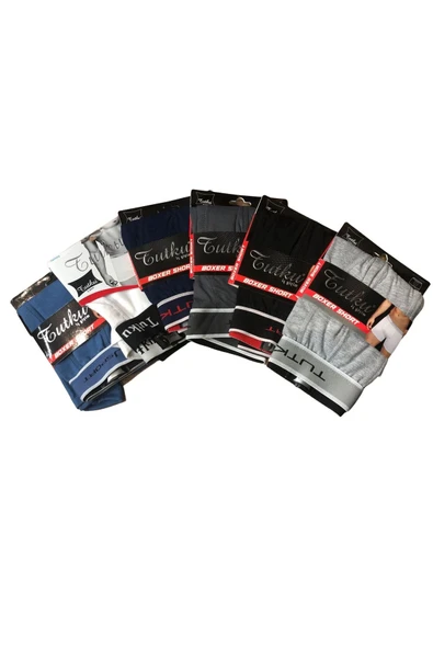 PREİMİUM ÜRETİM LİKRALI BOXER SHORT 6LI PAKET ürün görseli 1