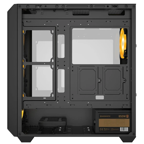 GameBooster E8501B 850W 80+ Bronze ARGB Mesh E-ATX Siyah Kasa - Resim 2