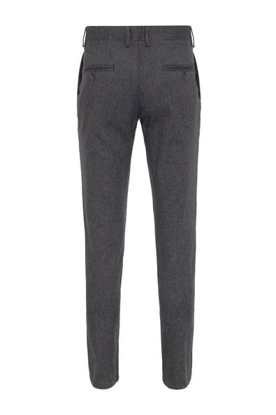 Slim Kalıp Armürlü Pantolon - Resim 4