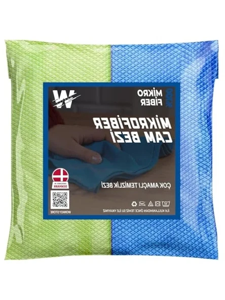 Mikrofiber Oto Cam Bezi - 2'li Paket, 50x70 cm ürün görseli 1