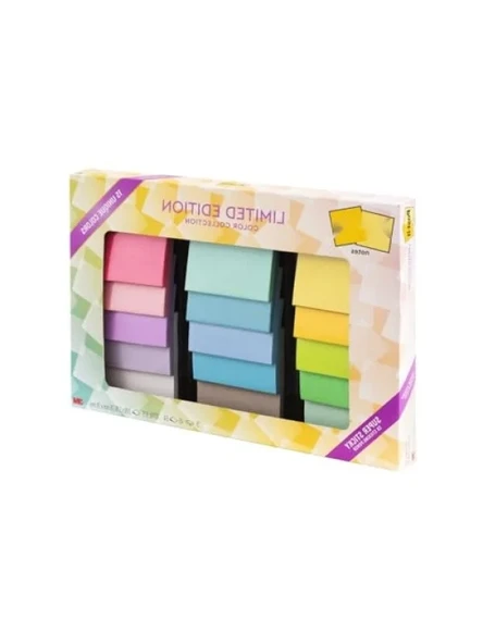 7,62 cm x 7,62 cm Süper Yapışkan Not Seti, 15 Ped/Paket ürün görseli 1