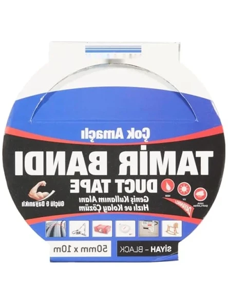 Çok Amaçlı Tamir Bandı, 50mm x 10mt, Siyah ürün görseli 1