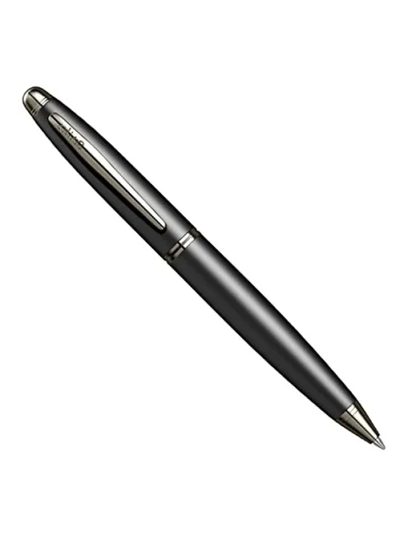 Mat Siyah Tükenmez Kalem - Paslanmaz Çelik Kapak ürün görseli 1
