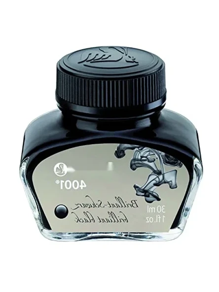 Parlak Siyah Mürekkep - 30 ml Cam Şişe ürün görseli 1