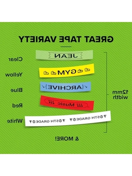 12 mm x 4 mt Plastik Etiket Şeridi - Resim 2