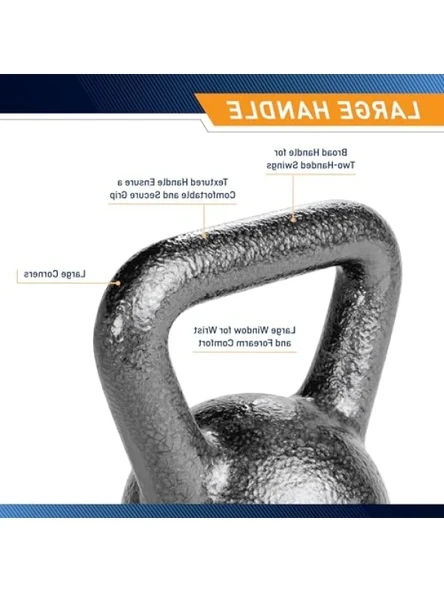 Kettlebell Ağırlık Seti, 10-55 lbs Arası - Resim 3