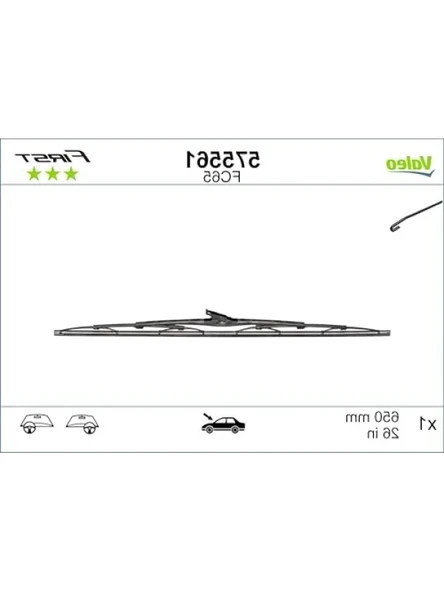 650 mm Silecek Seti - Çoklu Araç Uyumu - Resim 2
