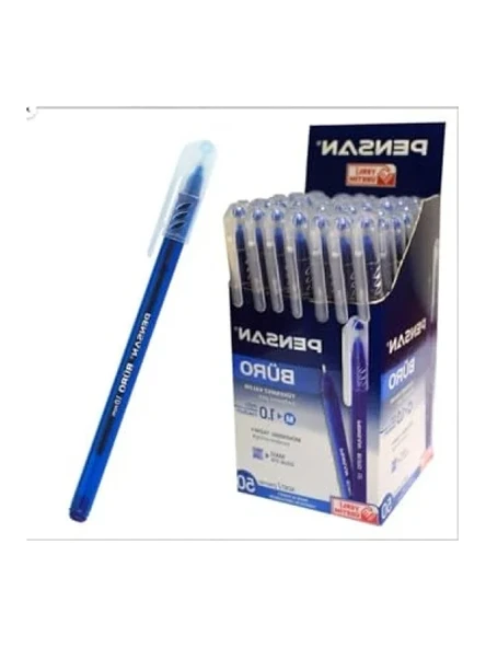 1.0 mm Mavi Tükenmez Kalem, 12 Adet Set ürün görseli 1