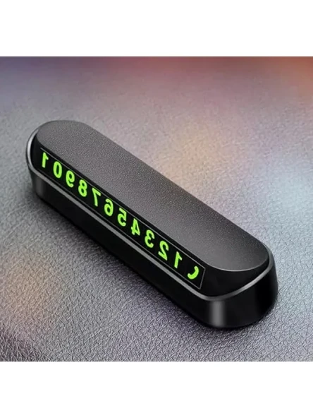 Mıknatıslı Fosforlu Araç İçi Park Numaratörü ürün görseli 1
