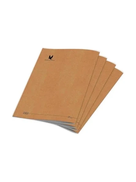 4'lü Kareli Defter Seti - Kraft Kapak, A6, 288 Sayfa ürün görseli 1