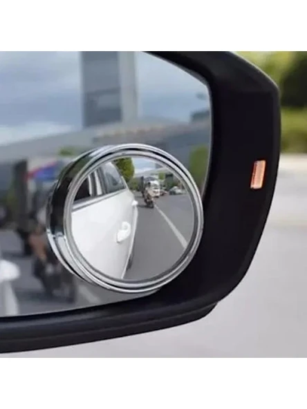 360 Derece Hareketli Gerçek Cam Kör Nokta Aynası - 2 Adet ürün görseli 1