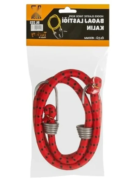Güçlü Çekişe Sahip Bagaj Lastiği - 10 mm Kalınlık, Kırmızı ürün görseli 1