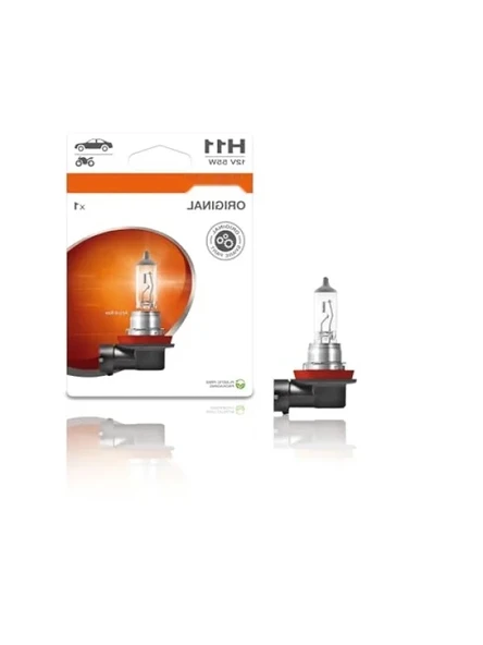 H11 Uzun Huzme Far Ampul, 12V 55W ürün görseli 1