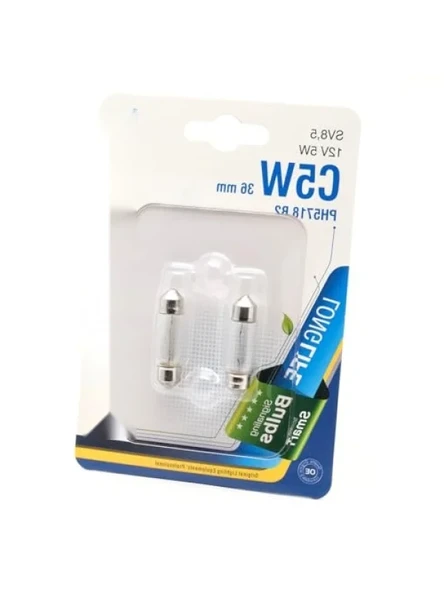 12V 36mm C5W Minyatür Ampul Seti (2'li) ürün görseli 1