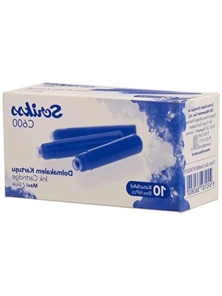 Mavi Dolma Kalem Kartuşu, 6'lı Blister Paket ürün görseli 1