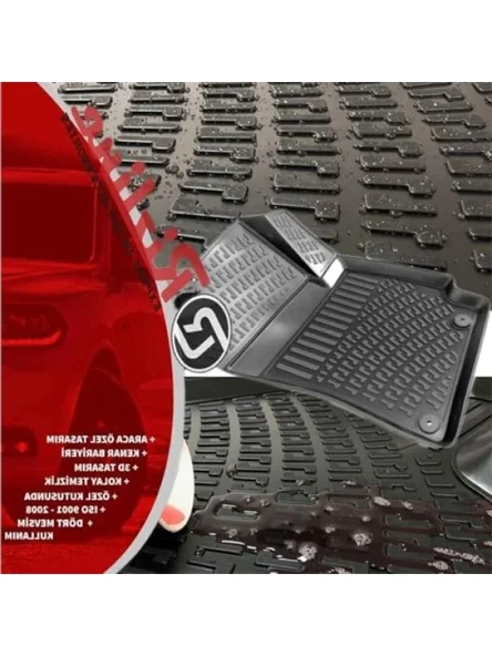 3D Havuzlu Paspas - Citroen C3 Uyumlu - Resim 3